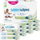 WaterWipes Sensitive+ Baby & Toddler Wipes, 3-In-1 Cleans, Cares, Protects, 99.9% Water, Textured Clean, Unscented & Hypoallergenic, 720 Count (11 Packs)