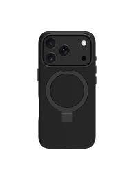 IYH Magnetic Case for iPhone 17 Pro Max 6.9" with Invisible Stand [16FT Military Protection] Liquid Silicone Cover, Black