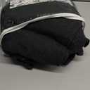 XTMYI Black Curtains 96 Inches Long for Bedroom 2 Panels Linen Sheer Lace Farmhouse Boho Gothic Curtain Drapes for Living Room Home Decor