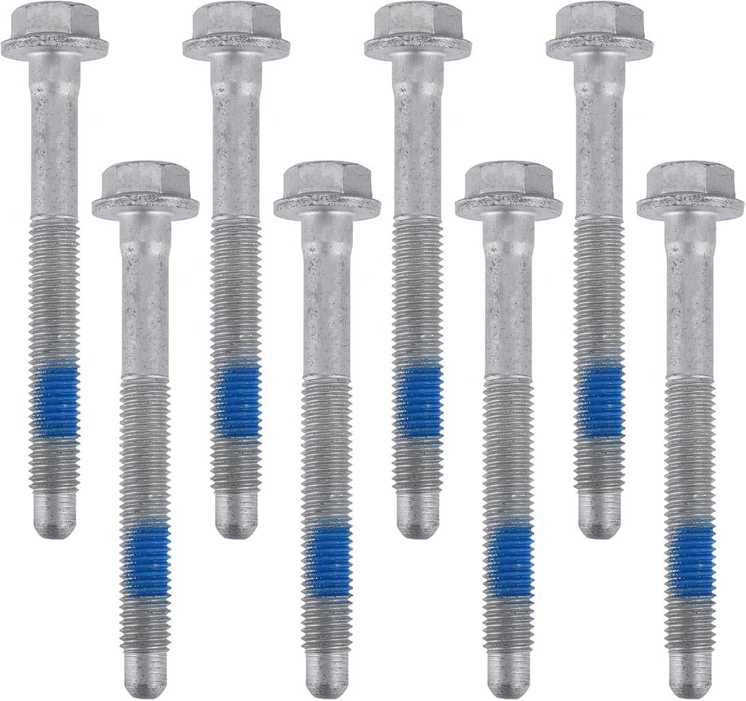 X AUTOHAUX 8PCS New Cab Body Assembly Mount Cushion Bolt,10.9 Grade Mild Steel, Fits for Chevrolet Silverado 1500 2500 1999-2004 NO.11516868