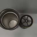 Bodum Travel Press, Vacuum Insulated, Stainless Steel Portable Coffee Maker and Tea Press, 15oz, Black