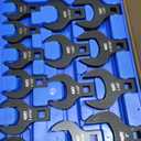 Orion Motor Tech 14 Piece Jumbo Crowfoot Wrench Set, SAE Crows Foot Wrench Set for 1-1/16" to 2" Flare Nuts for 1/2" Drive Rachets & Extenders, Blackened Cr-V Steel Crowfoot Wrenches with Carry Case