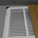 Return Air Filter Grille Fit 12x12 Duct Opening,Steel Air Return Vent Cover Grill,HVAC Vent Covers for Wall and Ceiling,Holds 1" Thick AC Filter