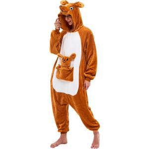 NEWCOSPLAY Unisex Adult Onesie Pajamas Animal One Piece Costume Cosplay Sleepwear (S)