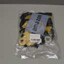 FOTIOMRG Black and Gold Balloons Garland Arch Kit, 5 10 12 18inch Black Gold Confetti Latex Balloons for 2025 Graduation New Year Anniversary Birthday Party Decorations