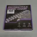 420 Chain Replacement for Mini Bike Coleman CT200U BT200X CT200U-EX Baja Warrior MB200 TrailMaster Massimo Predator 212 200cc 196cc 6.5hp Parts Front Jackshaft 42 Links and Rear Drive 90 Links, Red