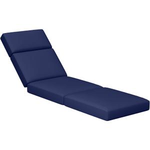Chaise Lounge Cushions Outdoor, 80 x 26 x 4 Inch Lounge Chair Cushions for Outdoor Furniture - Waterproof Lounge Patio Replacement Cushion, 4In Fade-Resistant ThickPatio Chaise Lounge Cushion
