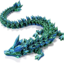 3D Printed Dragons, 12in Articulated Crystal Dragons