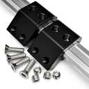 Universal Rail Mount Compatible with Milwaukee Packout, Rail Mount for Packout Tool Box, OEM Locking packout Rail Clip, Black