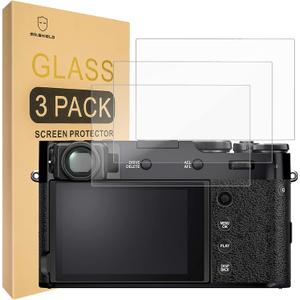 Mr.Shield Screen Protector compatible with Fujifilm X100VI X100V X-T4 X-E4 Camera [Tempered Glass] [3-PACK] [Japan Glass with 9H Hardness]