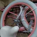 Glerc Maggie Grils Bike, 20 Inch Kids Bicycle for 7-13 Years Old Chlidren, Princess Styles Kids Bikes with Rack & Basket & Kickstand, Pink & White