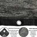 40% Black Shade Cloth for Garden with Grommets 20x20FT Heavy Duty Sun Shade