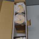 Sungwoo 4PCS Glass Cups with Bamboo Lids and Straws, 16OZ Ice Coffee Cup, Drinking Cup set with Wooden Lids, Home Essential Glass Tumblers for Beer, Cocktail, Tea and Latte Clear