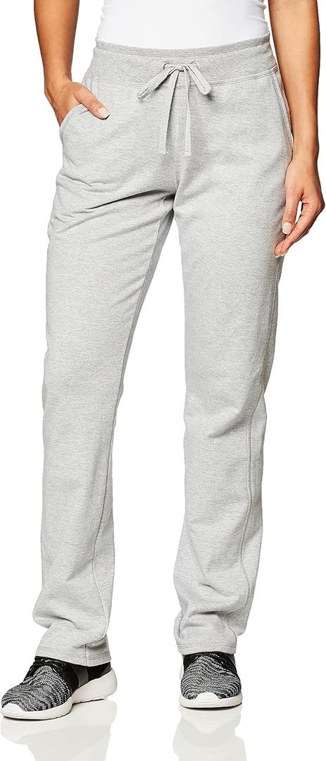 Hanes Womens French Terry Pants, Pocket Lounge Pants for Women, Lighter-than-Fleece Loungewear, 31 (Medium  )