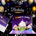 3D Popup Happy Birthday Card | Musical Lights Up Greeting Cards | Blow Out the Candle| Candle Cake Pop Up Card | Plays Happy Birthday Song | Perfect for Women, Men, Kids & Loved Ones