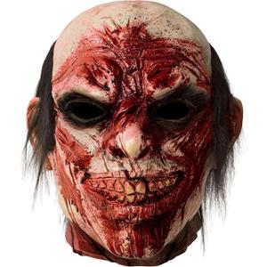 Spooktacular Creations Halloween Scary Zombie Head Mask, Horror Biochemical Monster and Creepy Latex Bloody Mask for Adult Halloween Killer Cosplay Costumes Accessory, Party Dress Up