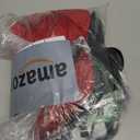 A&J DESIGN Christmas Outfit Toddler Boy Suit Valentine Day Photoshoot Gentleman Tuxedo Black and Red 4-5T