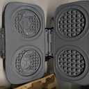 Disney | Dash MultiMaker Double Mini Maker System - Convenient Electric Waffle Maker - Features Interchangeable, Dishwasher-Safe Plates - Quick Cleanup & Simple Setup - Lilo & Stitch Design