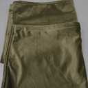 MIULEE Pack of 2 Olive Green Decorative Velvet Throw Pillow Covers Soft Pillowcases Solid Square Cushion Case for Winter Sofa Bedroom Car 20x20 Inch