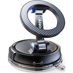 ANDERY Car Phone Holder for Magsafe [78+LBS Strongest Suction & 2400gf Magnetic] 360 Adjustable Car Phone Mount, Phone Holders for Your Car for iPhone 17-12, Valentine's Day Gifts for Him Her