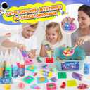Magic Water Elf Toy Kit, Water Pets Toys for Kids, 36 Gels & 24 Molds, Aqua Fairy Water Gel Kit Squishy Maker, DIY Dinosaurs Space Make Your Own Squishies Sensory Toys, Crafts Gifts for Boys Girls 4+