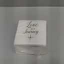 Sparkle and Bash Wedding Cocktail Napkins, Love is a Journey, Gold Foil (5 x 5 In, 100 Pack) - Bridal Shower Decorations