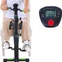 Pedal Exerciser Bike for Seniors, Hand Arm Leg and Knee Physical Therapy Peddler Exercise Equipment, Elderly Recovery Home Exercise Bike for Total Body, Upper and Lower Limb Trainer