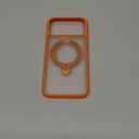 TORRAS Q3 Spin for iPhone 17 Pro Max Case with 360 Magnetic Stand, Wireless Charging Compatible, Hard PC Case for 17 Pro Max Phone Case with Stand, Translucent Cosmic Orange