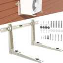 Mini Split Wall Mounting Bracket, Heavy-Duty Wall Bracket for 9000 Btu to 36000 Btu Outdoor Ductless Minisplit Air Conditioner AC Heat Pump Systems, Max 490 Lb Capacity