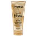 Pantene Miracle Rescue 3 in 1 Leave In Conditioner, Rinse off Conditioner, Heat Protectant for Hair, Detangler, Anti Frizz, Moisturizing, For All Hair Types, Safe for Color Treated Hair, 6.0 fl oz