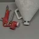 Drywall Texture Sprayer,Air Texture Gun 1.5 Gallon with 3 Nozzle (4.0mm/6.0mm/8.0mm) for Orange Peel Knockdown (Red)