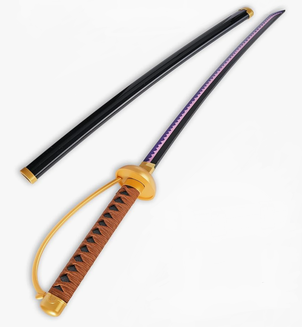 Cold Blade Toy Sword - 41 inches Toy Katana Replica with Holster Belt and Display Stand - Sword with Authentic Design