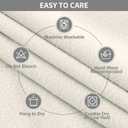 Easy-Going 100% Waterproof Recliner Cover Additional Seat Cover for Reclining Couch, Stretch Sofa Covers Washable Furniture Protector for Kids & Pets, 1 Seat, Beige