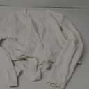 Verdusa Women's Cozy V Neck Wrap Tie Front Cardigan Casual Knit Quiet Luxury Clothes (Large, White)