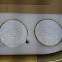 Dual Shower Head System for Couples - Double Shower Heads for Two People - 2 Person Showerhead Gifts - Thicker 304 Stainless Steel, High Pressure, Adjustable, Bathroom Upgrade, SPA-Like - Golden