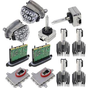 MUNIK Lighting System Control Unit 12-Piece Set 2010-2016 for BMW 5 Wash 520i 523i 528i 530i 535i M5 Replacement # 63117271901 63117271902 63127262731 63117316217 63117237647 D1S6000K
