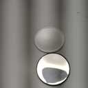 2 Pcs 15 X Magnifying Makeup Mirror, 3.5 Inch Compact Magnifying Mirror with 2 Suction Cups Travel Cosmetic Magnified Mirror Portable Handheld Shower Mirror for Makeup Application, White/Black