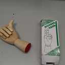 Falling in Art Wooden Hand Model, 10Inches Right Hand Mannequin Figure for Jewelry Display and Decoration