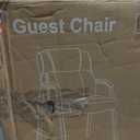 OLIXIS Office Waiting Room Chairs Set of 1, Stationary Side Guest Chair
PU Leather, Comfy Padded Arms, Fit Home Conference Meeting Lobby Area, Medical Clinic Church