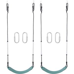 2 pcs Heavy Duty Swing Seat Support 330lbSuitable for Backyard, Garden, PlaygroundGreen