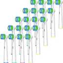 Replacement Toothbrush Heads Compatible with Braun Oral B, 20 Pack Professional Electric Brush Heads for Oral B Replacement Heads Refill Pro 1000/1500/4000/7000/8000/9600 Etc 