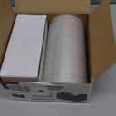 BOMEI PACK Desktop Tape Dispenser (Fits 1" & 3" Core) with Transparent Tape Refills, Clear Tape with Black Tape Holder,Weighted Non Slip Base, for Masking Tape,Heat Resistant Tape