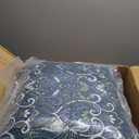 Arden Outdoor Deep Seat Cushion Set, 22 in x 24 in, Weather-Proof, Rain-Proof, Fade Resistant Patio Cushion Sapphire Aurora Blue Damask