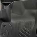 All Weather Rubber Floor Mats Compatible with 2013-2019 Ford Escape & 2013-2018 C-Max, 3Pcs Car Automotive Floor Mats & Cargo Liners Black