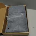 Havawish Large Dining Room Chair Seat Covers with Armrest Dining Chair Slip Covers Protectors (6 Pcs, Dark Gray)