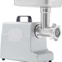 LEM Products MightyBite #8 Meat Grinder, 500 Watt Aluminum Electric Meat Grinder Machine, Ideal for Regular Use