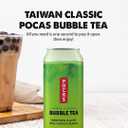 Pocas Bubble Tea with Tapioca Pearls, (Pack of 4, 16.5 oz), Asian Drinks, Refreshing Milk Tea with Boba Pearls (Honeydew) (EXP 04/26/26)