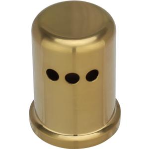 Akicon Brushed Gold Brass Finish Kitchen Dishwasher Air Gap Cap, brass Air Gap Cover