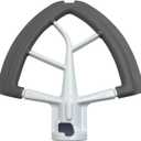 Flex Edge Beater, Stand Mixer Accessories and Attachments, Standing Mixer Accessory Fits Tilt Head Stand Mixer for 4.5-5 QT Mixing Bowl, Silicone Edges