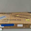 TREAFLOW Walking Pad Portable Under Desk Treadmill with Incline 2.5HP for Home Office 265 lbs Capacity Remote Control LED